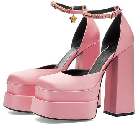 versace pink shoes|versace pink platform shoes.